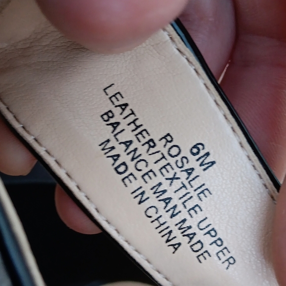 Karl Lagerfeld Rosalie cream suede & black heeled sandals womens 6 - Picture 8 of 10